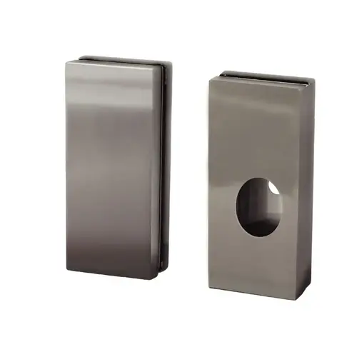 FHC LP1900PS Rim Panic Glass Patches For 1/2" - 9/16" Glass for N1900 Panic - Polished Stainless