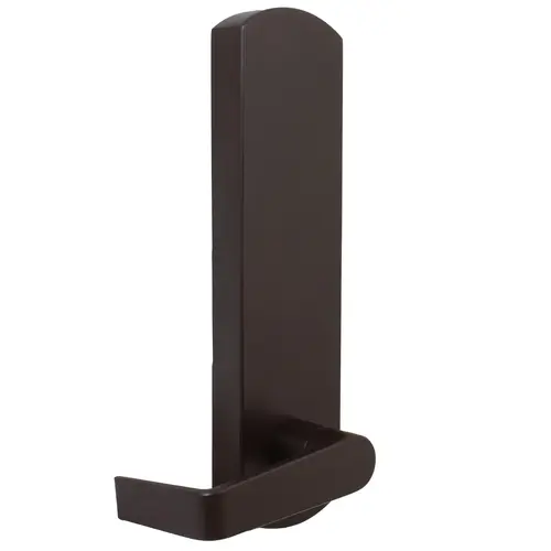 Hager 122807 45BE Black Escutcheon Outside Exit Device Trim with Withnell Lever Oil Rubbed Bronze Finish