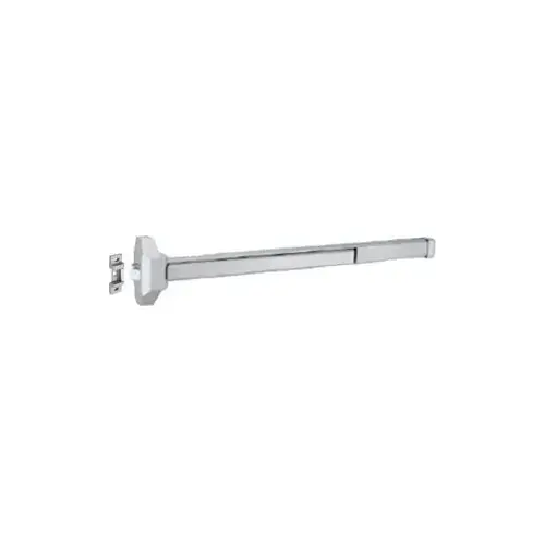 International Door Closers 5510F-US28-36 Fire Rated Push Bar Rim Panic Exit Device 36" Satin Aluminum