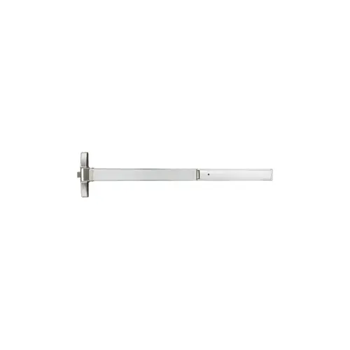 Marks M8800-32D Narrow Stile Rim Exit Device, Hex Key Dogging, Grade 1, Satin Stainless Steel, US32D/626