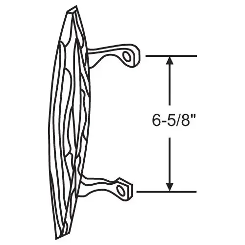 Brixwell 13-115gy PATIO DOOR HANDLE GRAY BRKTS