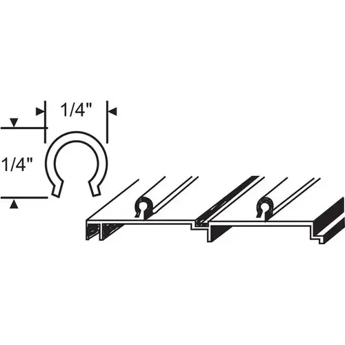 Brixwell 16-115-10 Stainless Track pdt 1 - 120" Stock Length