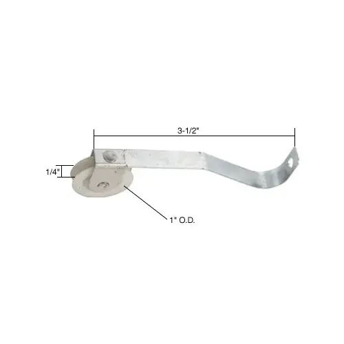 CRL B572 1" Nylon Spring Tension Roller - pack of 2