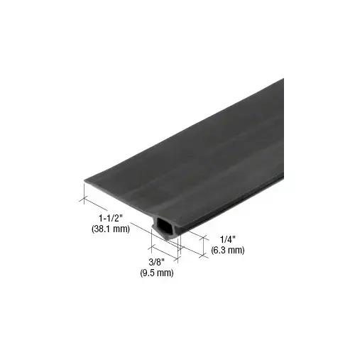 CRL BS3109M Gray Vinyl Bug Strip in a 1000' Roll