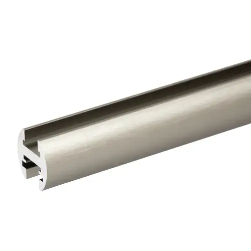 FHC AHK95BN Adjustable Header System for 3/8" and 1/2" Glass - Brushed Nickel