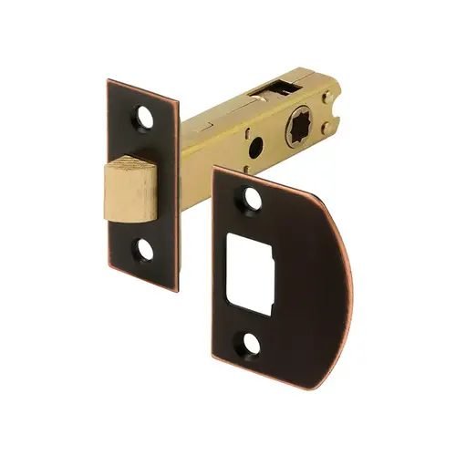 FHC E2772 Passage Door Latch - 9/32" And 1/4" Square Drive - Classic Bronze (Single Pack)