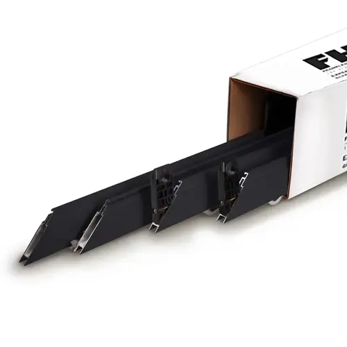 FHC KDX3696BL K.D. Extruded Sliding Screen Door Kit 36.5" x 96" - Black