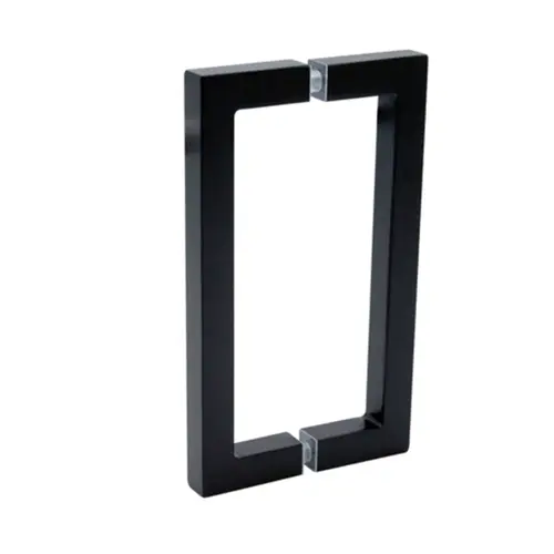 FHC PHSQ8X80RB 8" Center-to-Center Square Pull - Oil Rubbed Bronze