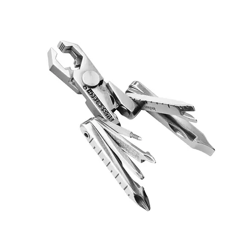 FHC ST53100 Micro Pocket Multi-Tools (19-In-1) - Solid Stainless Steel Construction