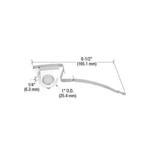 Prime-Line B745 1" Nylon Center Groove Sliding Screen Door Spring Tension Roller