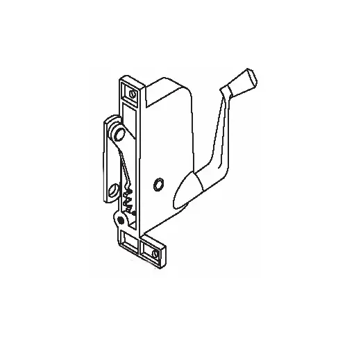 Brixwell 41-236p D-XCP3 Awning Operator Mill contemporary Style awO-009-RH-Ml straight Link Arm - pack of 3