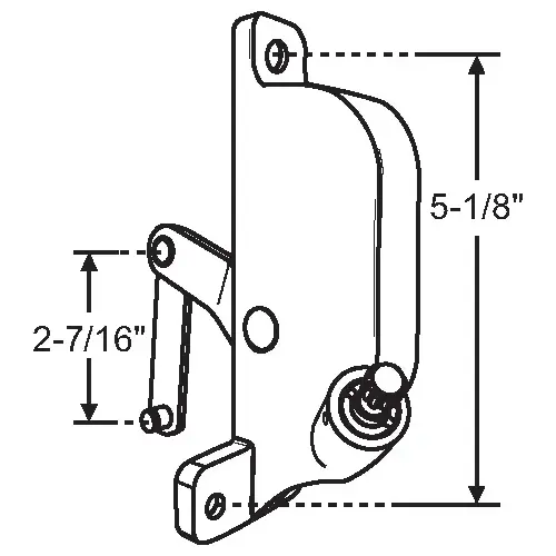 Brixwell 41-3270p hd-XCP3 Awning Operator Aluminum classic Style awO-042-RH-Ml heavy Duty - pack of 3