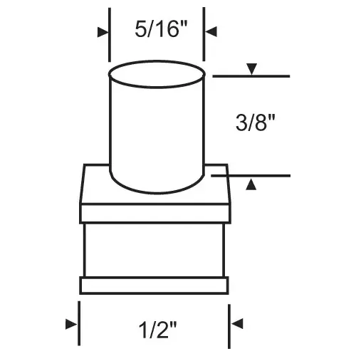 Brixwell 900-304 Locking Pin For awning And Jalousie awv 8