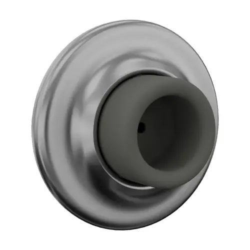 CRL DL2512A Satin Chrome Wall Mounted Concave Type Door Stop