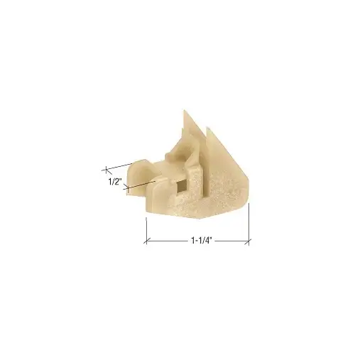 CRL FS152B Window Channel Balance Bottom Guides - Bulk Tan - pack of 50