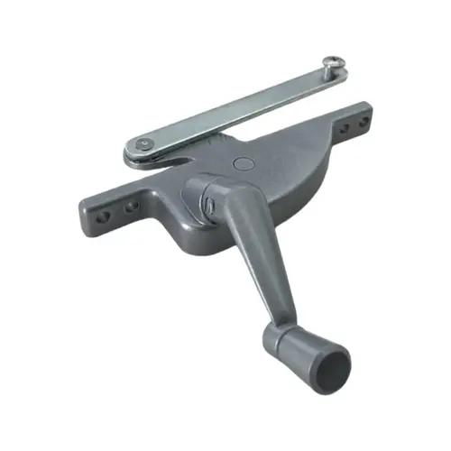 CRL H3549 Left Hand Jalousie Window Operator - 4" Link Aluminum
