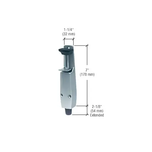 CRL J4595 Door Mounted Aluminum Step-On Door Holder