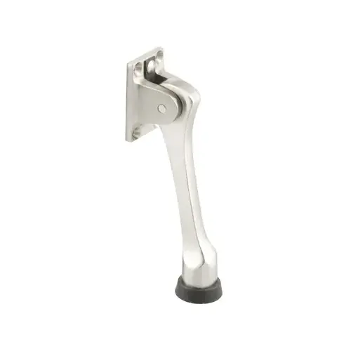 CRL J4671 Polished Chrome Door Mounted 4-1/2" Heavy-Duty Stop and Holder