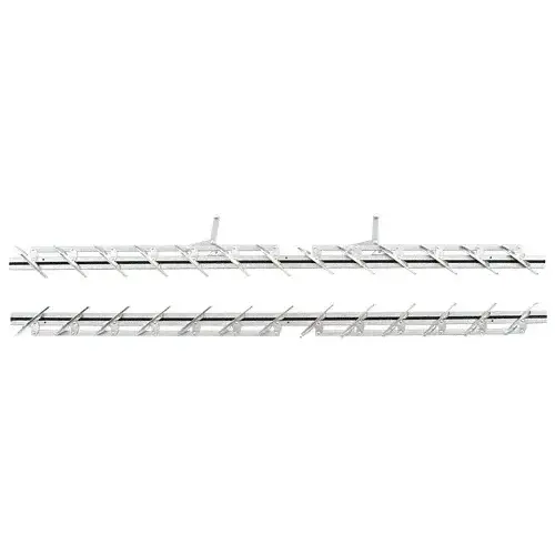 CRL JSH48 48" Jalousie Strip Hardware - 13 Blades Pair Aluminum
