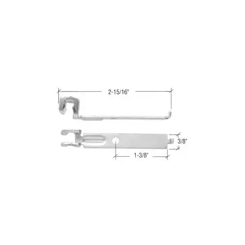 CRL LLS5 2-15/16" Stamped Steel Lite-Lift Spiral Balance Foot for Wood Framed Windows