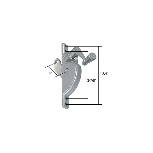 CRL WCM242 Right Hand Jalousie Operator - 2" Link Arm