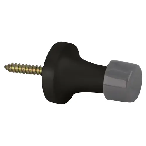 Deltana BDS125U10B 1-3/8" Baseboard Door Bumper, Solid Brass in Oil-rubbed Bronze