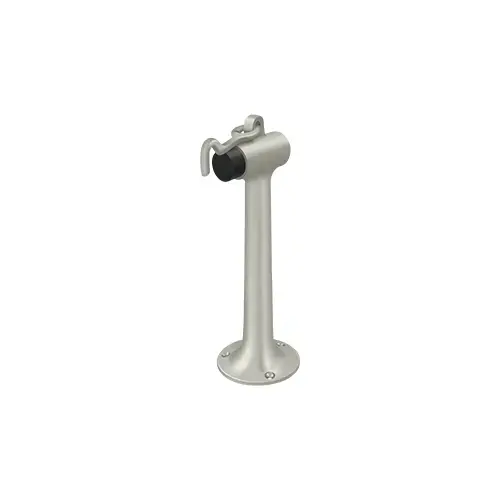Deltana DSF830U15 Floor Mount, 8" Bumper w/ Hook in Brushed Nickel