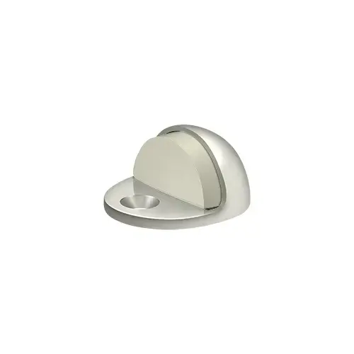 Deltana DSLP316U14 Dome Stop Low Profile, Solid Brass in Polished Nickel