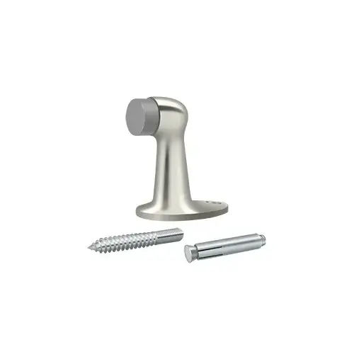 Deltana FDB278U14 Floor Door Bumper 2-7/8", Solid Brass in Polished Nickel