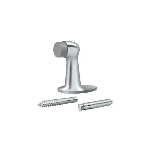 Deltana FDB278U26 Floor Door Bumper 2-7/8", Solid Brass in Polished Chrome