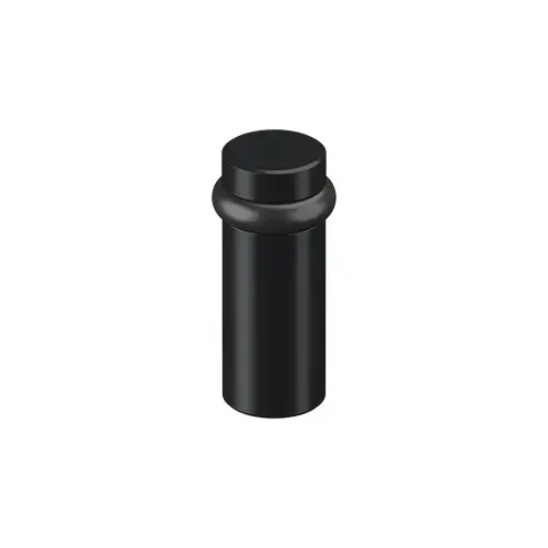 Deltana UFB6000U19 ROUND UNIVERSAL FLOOR BUMPER 3", SOLID BRASS in Paint Black