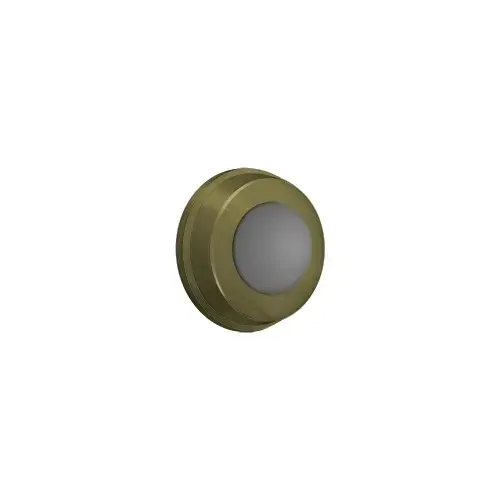 Deltana WB100U5 Flush Bumper 1" Diam. in Antique Brass