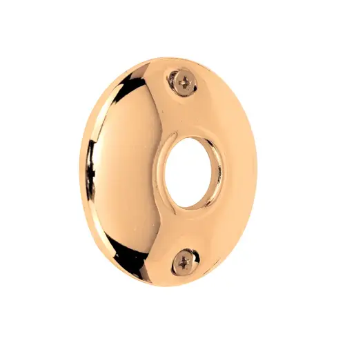 FHC E2282 2-1/4" Bright Brass Plated Rosettes - pack of 2