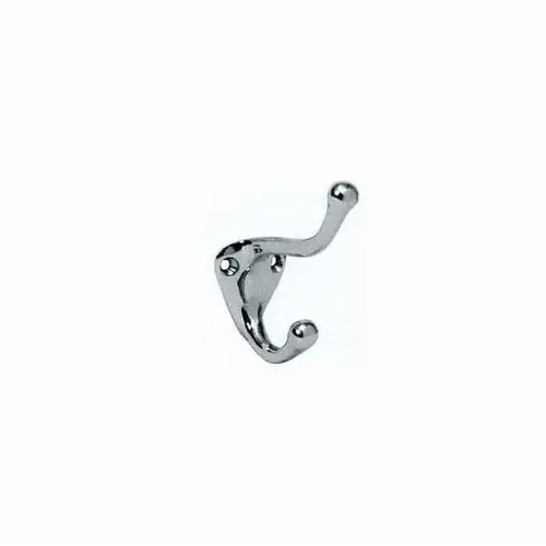 IVES 572A92 572 Coat and Hat Hook, Clear Coated Aluminum