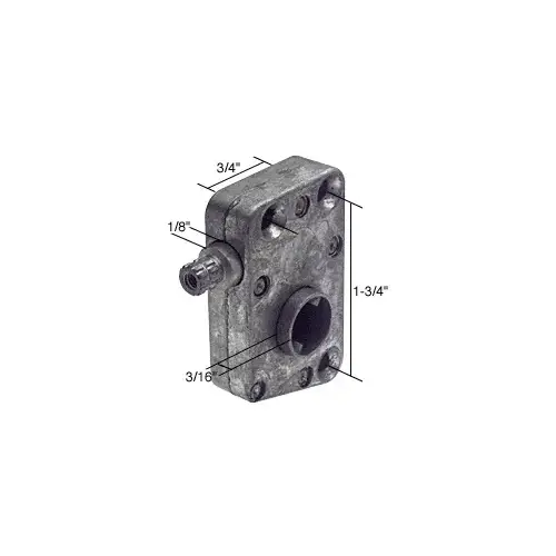 Prime-Line R7020 Left Hand Window Slant Sill Operator 1-3/4" Screw Holes