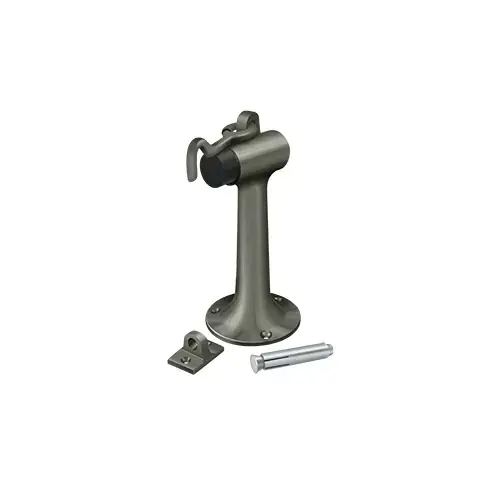 Deltana DSF630U15A Floor Mount, 6" Bumper w/ Hook in Antique Nickel