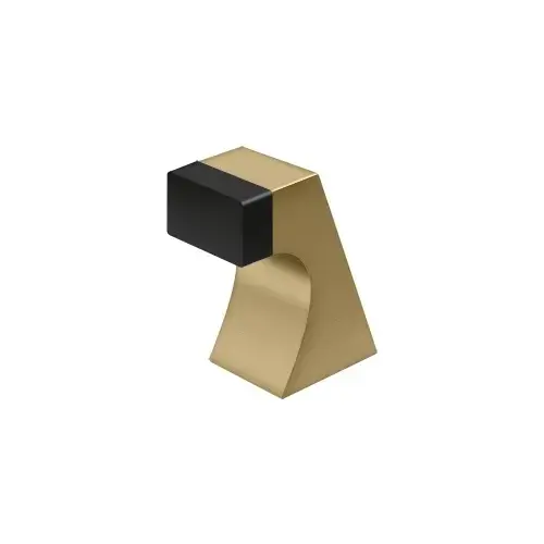 Deltana FDB250U4 Floor Door Bumper 2-1/2", Contemporary, Solid Brass in Brushed Brass