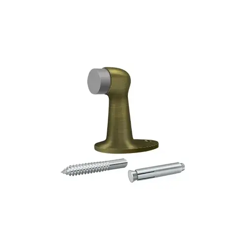 Deltana FDB278U5 Floor Door Bumper 2-7/8", Solid Brass in Antique Brass