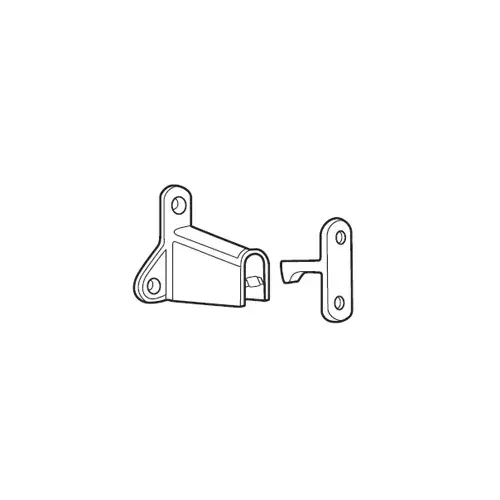 Don Jo 1514626 3-1/2" Wall Door Holder Satin Chrome Finish