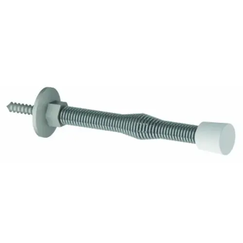 Hager 040032 6211 Flexible Door Stop, Satin Nickel