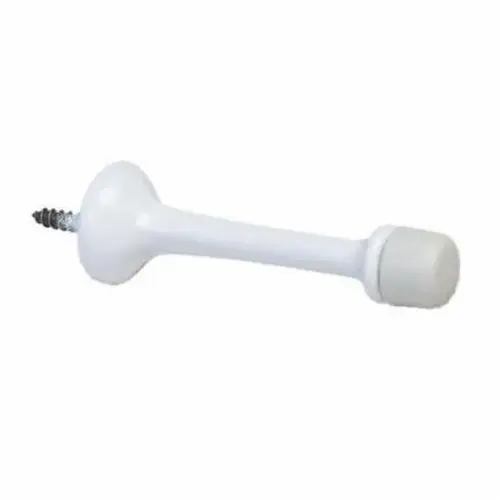 Ives Residential 61AW Aluminum 3-3/16" Solid Door Stop White Finish