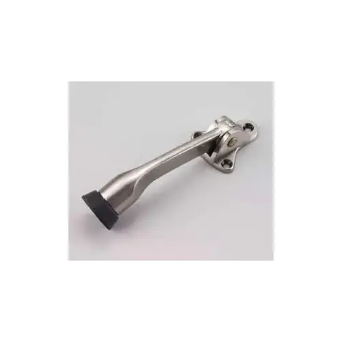Richelieu Hardware 68BCV Flip-Down Door Stop, 5 in Projection, Metal, Brushed Chrome