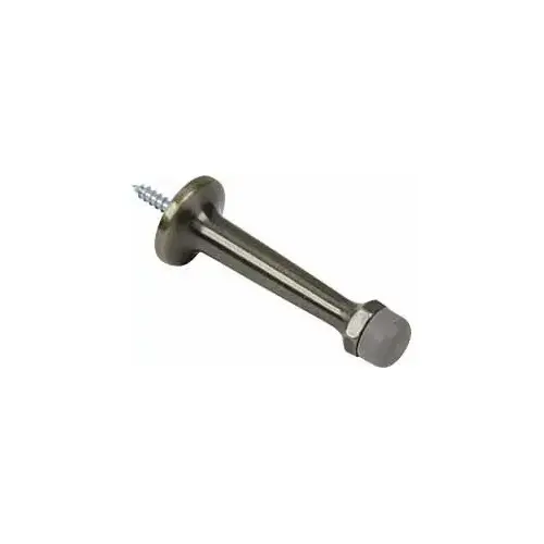 Baldwin 4050050 3-3/4" Wall Bumper Antique Brass Finish
