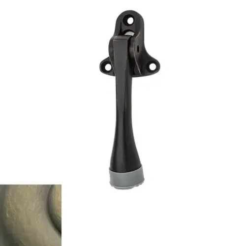Baldwin 4100050 4" Lever Door Holder Antique Brass Finish