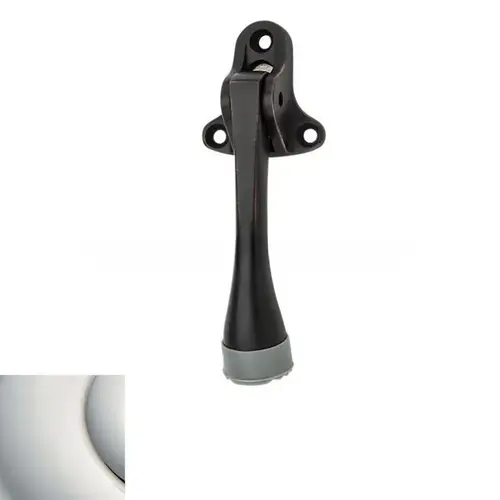 Baldwin 4105140 5" Lever Door Holder Bright Nickel Finish