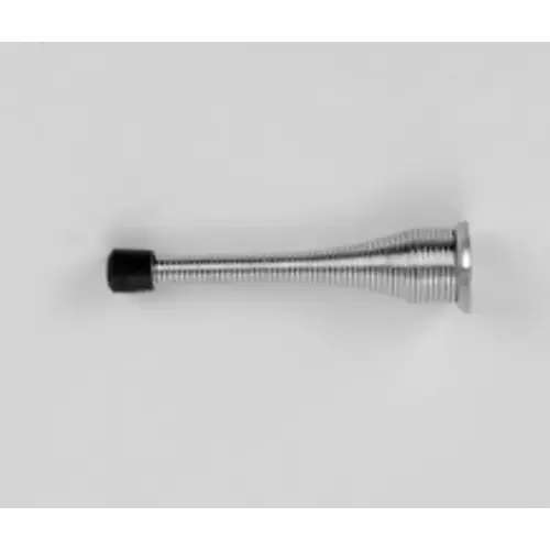 Don Jo 1509-605 3.125 Inch Base Mounted Spring Door Stop Bright Brass