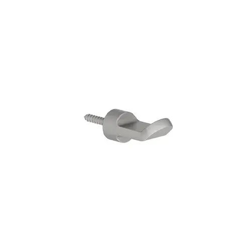 Hager 010738 957P Modern Flat Coat Hook Satin Chrome Finish