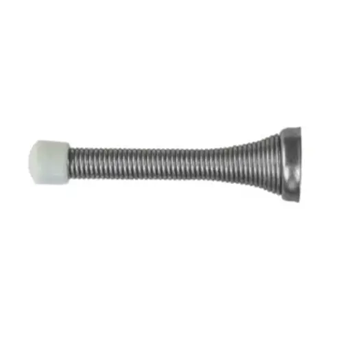 Orca Hardware TH-3118-26D 3-1/8" Spring Door Stop Satin Chrome