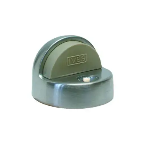 IVES FS438 US4 Solid Brass 1-3/8" Floor Dome Stop Satin Brass Finish