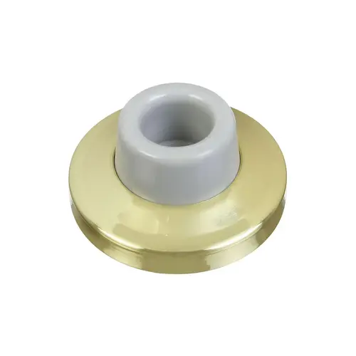 National Hardware N243873 MPB1935 Wall Door Stop Solid Brass Finish
